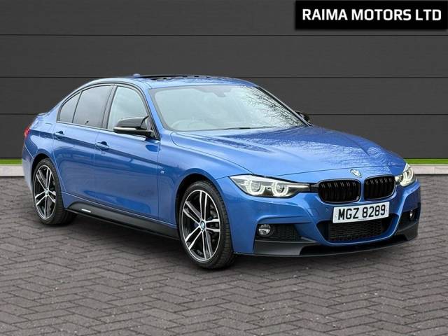 BMW 3 Series 3.0 330d M Sport Shadow Edition Auto xDrive Euro 6 (s/s) 4dr Saloon Diesel Blue